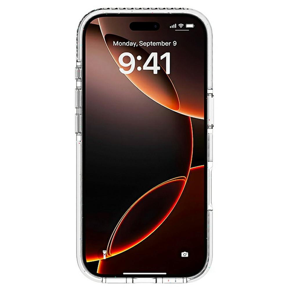 For iPhone 17 Pro Case Anti-Collision TPE + TPU Clear Back Phone Cover Large Camera Cutout