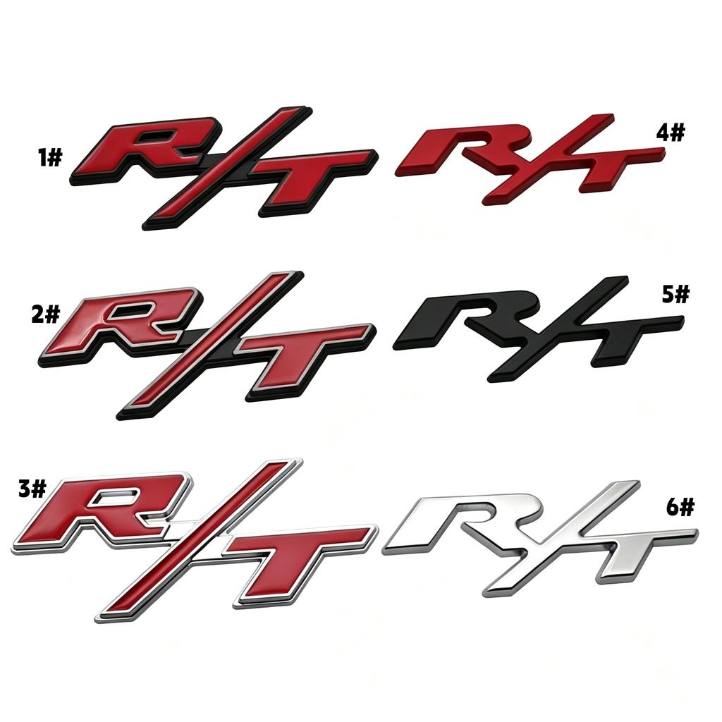 3D Metall R T Auto Frontgrill Heckklappe Emblem Abzeichen Aufkleber Zubehör