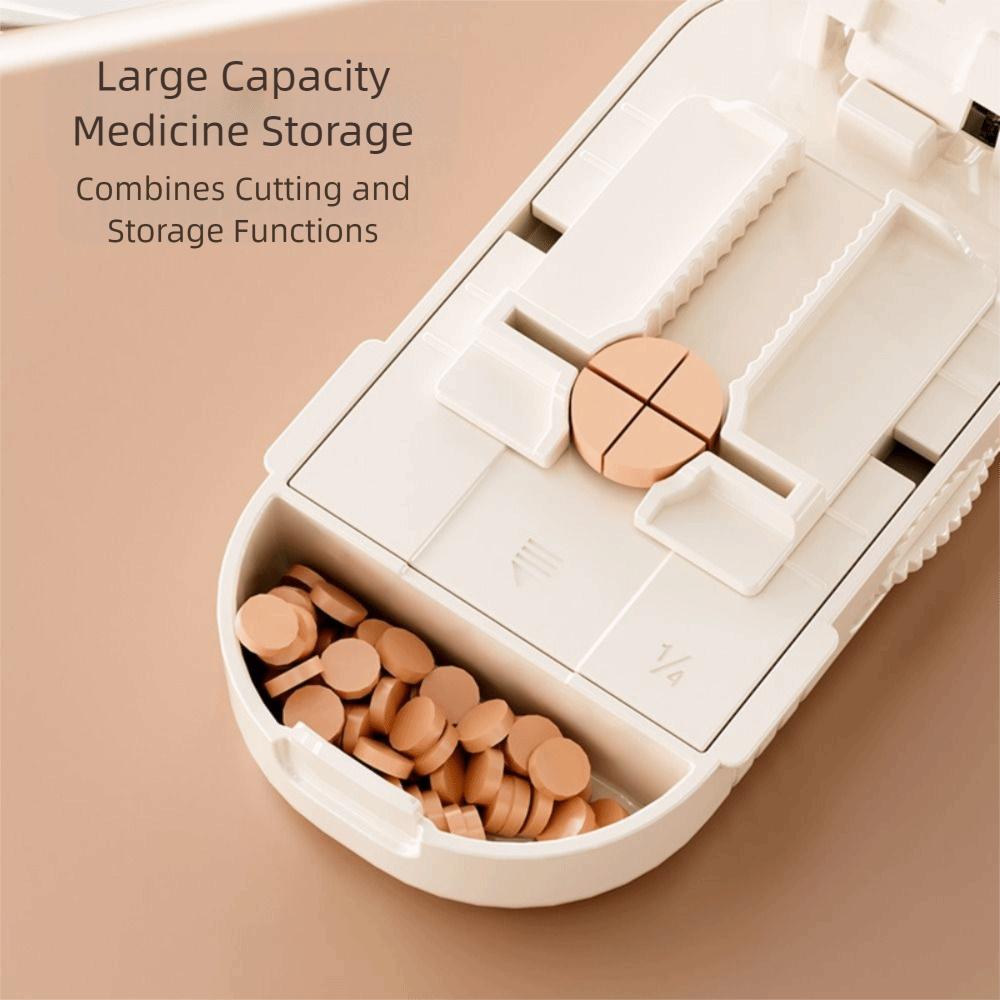 Moisture-proof Quartering Pill Cutter Medicine Cutting Pill Cutter Splitter  for Home&Travel