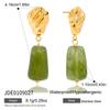 Youthway Vintage Resin Drop Earrings For Women Minimalist  Gold Plated Stainless Steel Earrings Simple Fashion Jewelry Gift