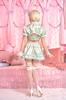 Clearstone SugarWhip Cosplay Halloween Pastel Flare China Dress for Women - Mint