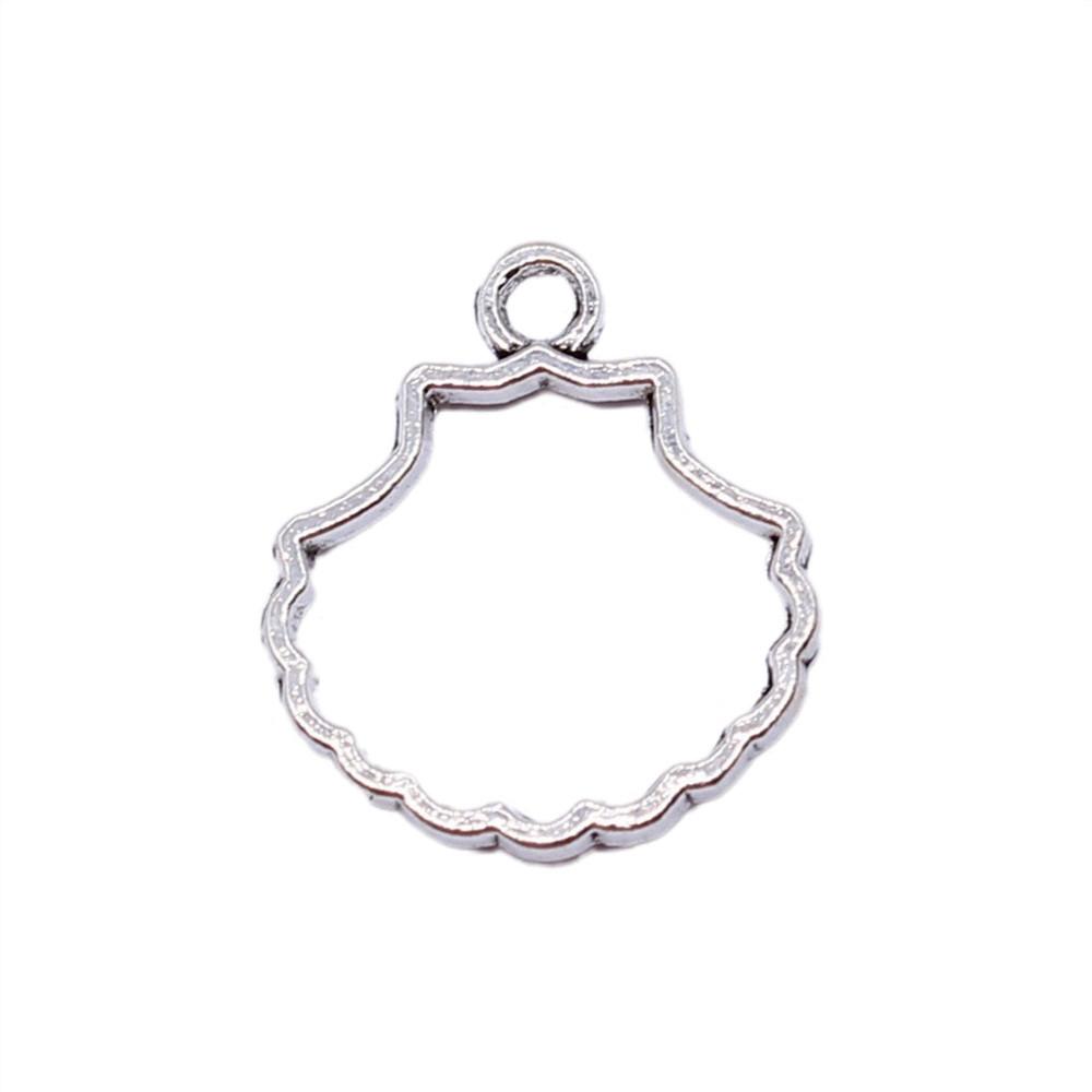 Shell Charms Multi Color Alloy Pendants For Beach Themed DIY Jewelry Accessories