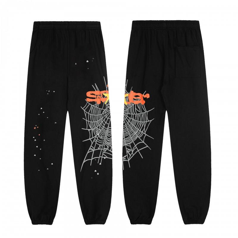 Mens Spider Web Graphic Hoodie High Street Loose Fit Long Sleeve Pullover Teens