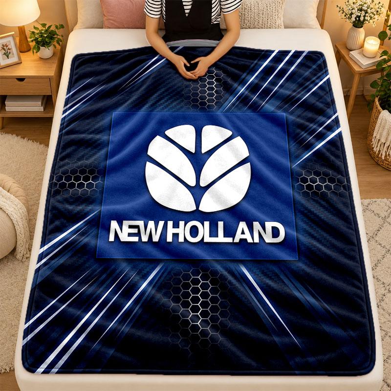 Flannel BlanketNew Holland Warm Soft Throw Blanket for Indoor Sofa Bed Living Room Use