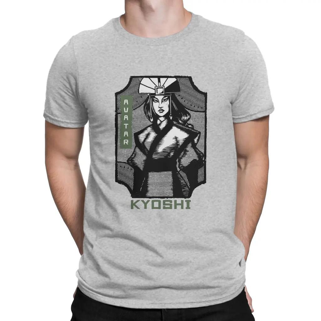 Kyoshi Earth K-ins-g-do-m Avatar Man's TShirt T-The Last Airbenders Short Sleeve Cotton T Shirt Humor High Quality Gift Idea Unisex