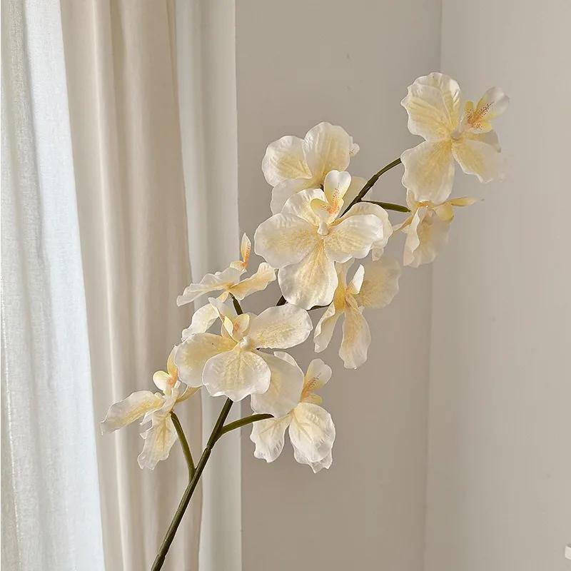 3D-gedruckte 9 Miniatur-Orchideen Schmetterlingsorchidee Materialien für High-End-Hotel Hochzeit Kunstblumen-Kunstszene Arrangement