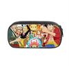 One Piece Monkey D. Luffy Pattern Pencil Case Makeup Bag Pen Bag Student Big Capacity School Supplies Zipper Pencil Pouch