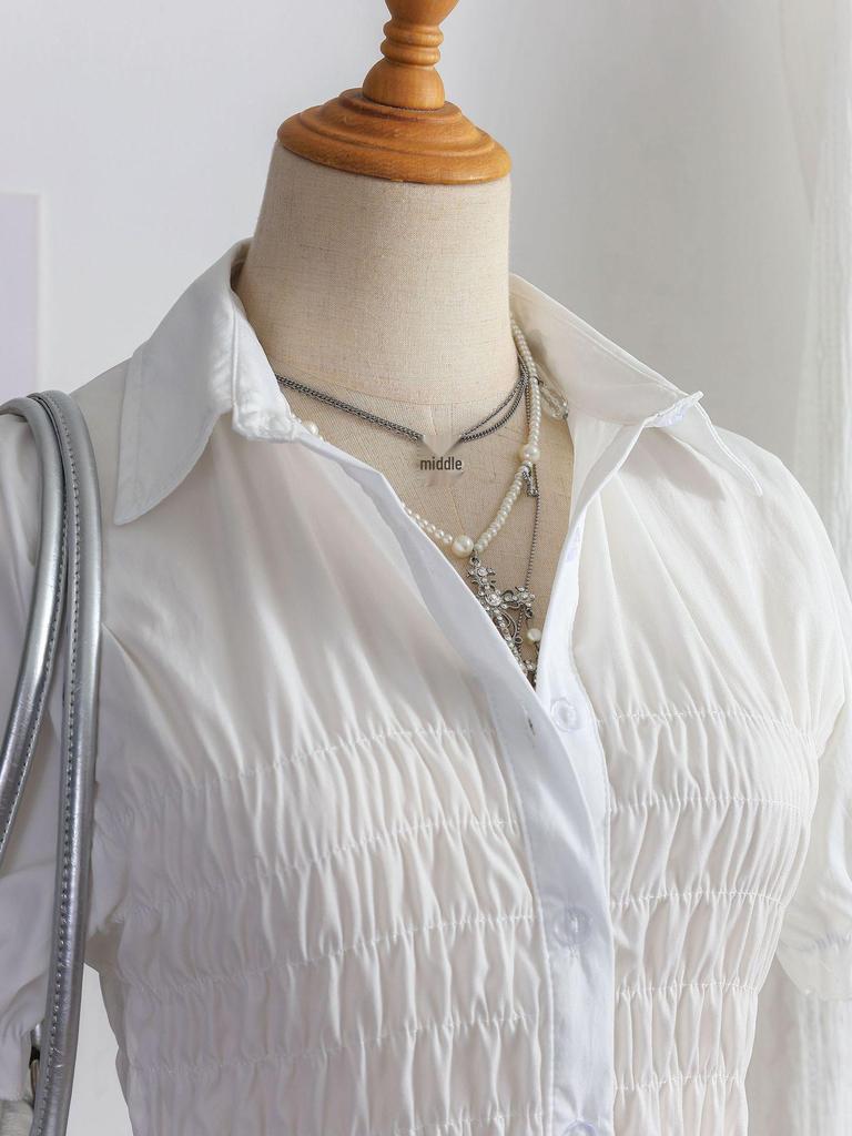 2025 Summer Retro Color Block Plaid Lapel Shirt - Slim Fit Short Sleeve