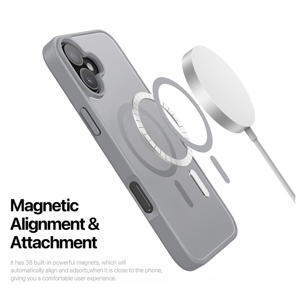 For iPhone 17 Case DUX DUCIS Yind Series PC+TPU Phone Cover Compatible with MagSafe