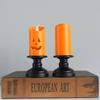 1 ks Halloweenská světla LED svíčka Dýňový svícen Lampa Stolní ozdoby Halloweenská párty dekorace Hororové rekvizity