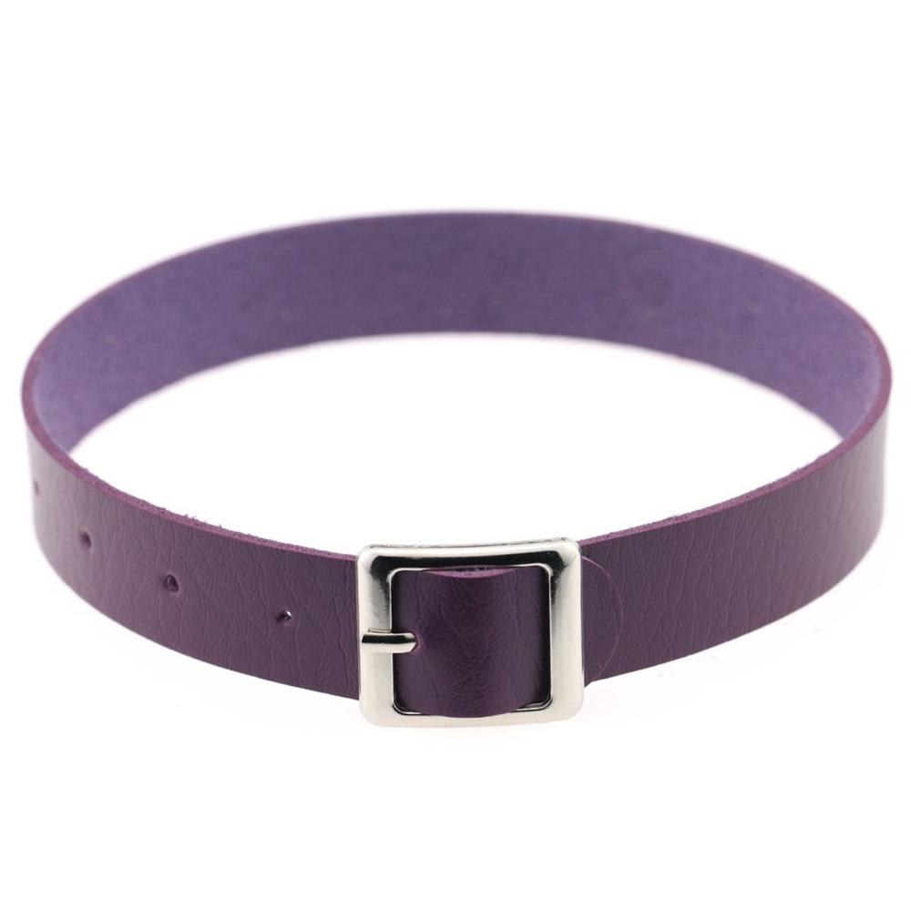 Europejski i Amerykański Retro Harajuku Punk Rock Skórzany Choker i Naszyjnik na Obojczyk Zestaw Bransoletek dla Kobiet