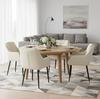 Upholstered Velvet Chair Alex Velvet Light Beige