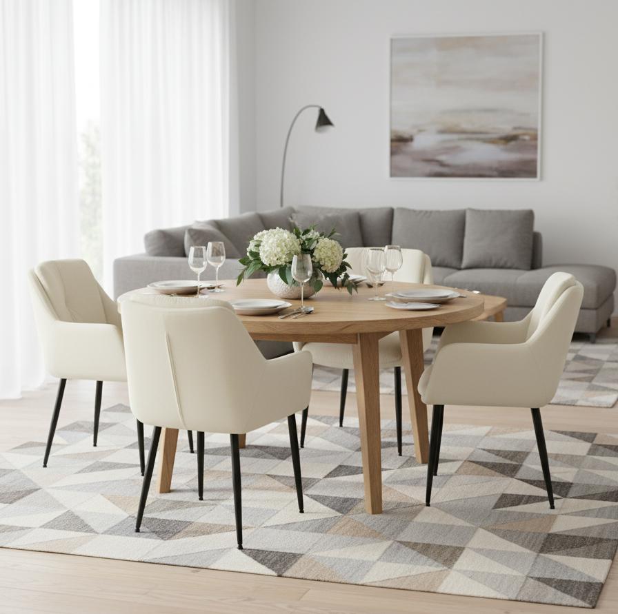 Upholstered Velvet Chair Alex Velvet Light Beige
