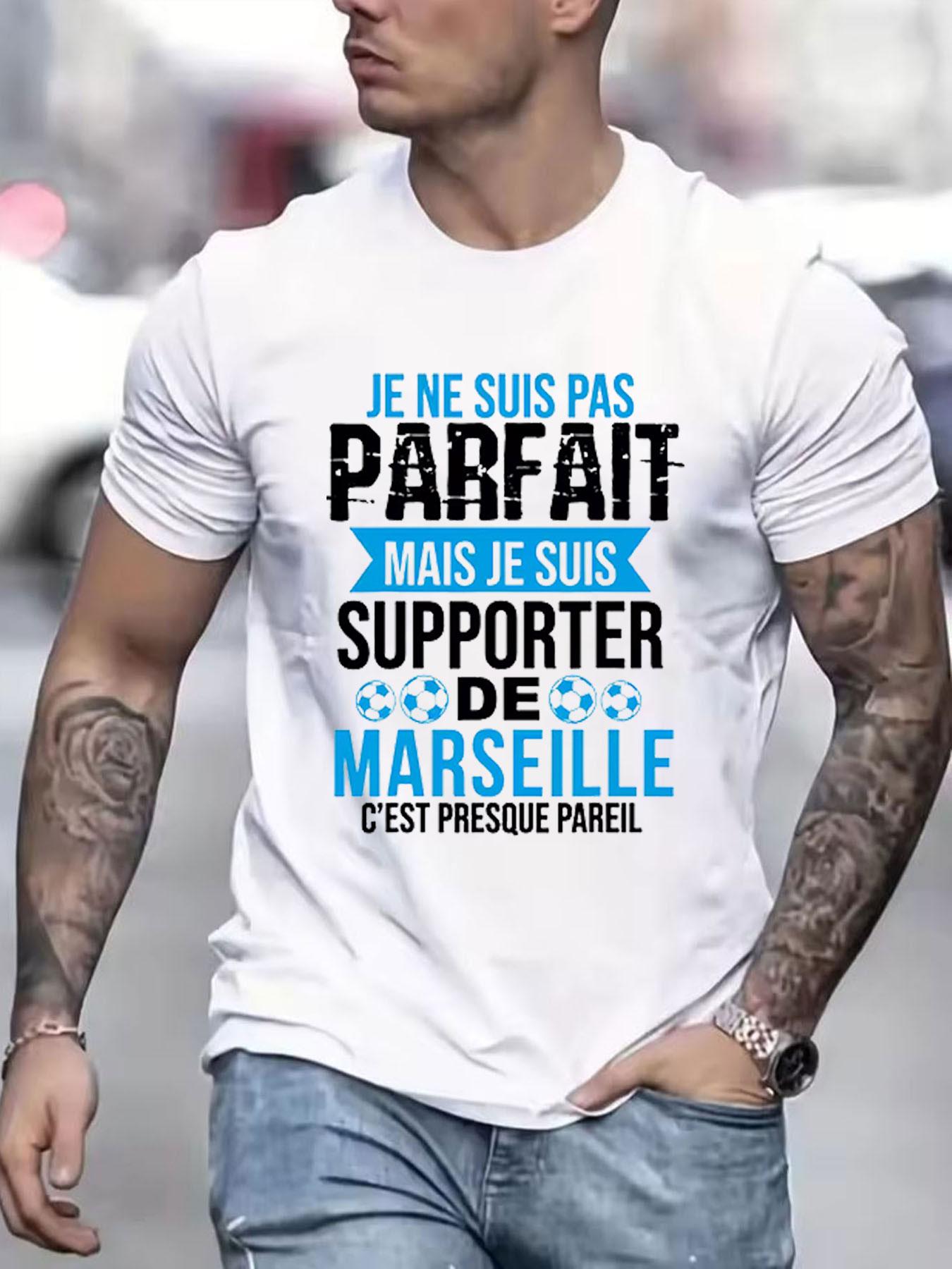 Summer Style De Marseille Je Ne Suis Pas Parfait Mais T Shirts Graphic Cotton Short Sleeve Birthday Gifts T-shirt S