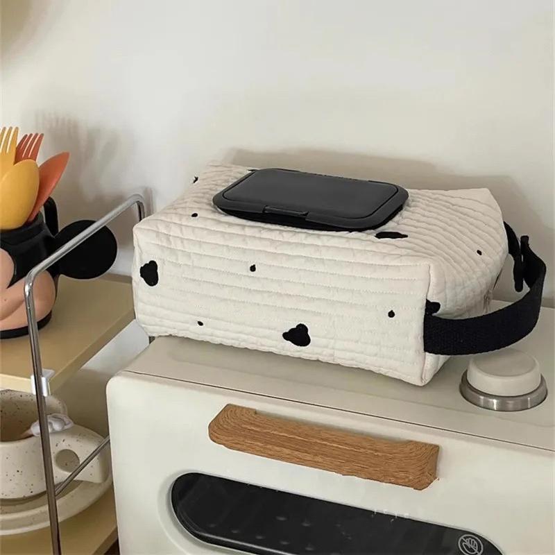 

Автомобильная коробка для салфеток, подвесная сумка для салфеток на спинку сиденья автомобиля с мультяшным рисунком, переносная сумка для хранения влажных салфеток для детской коляски