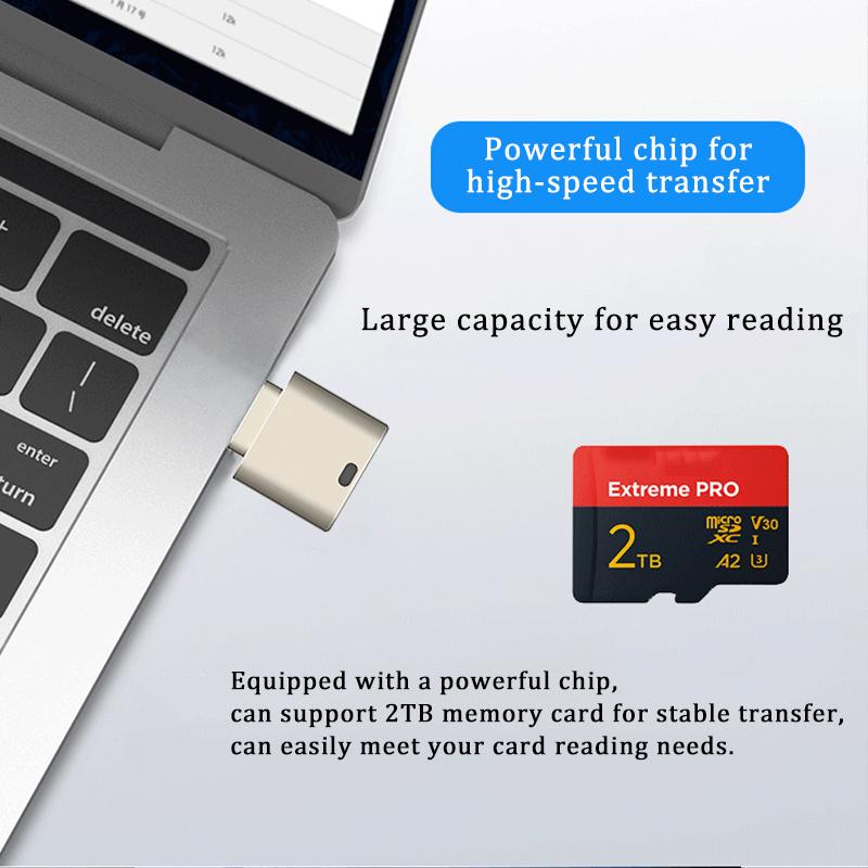 Czytnik Kart Typ C do SD Micro TF Adapter dla iphone 15 16 Akcesoria do Laptopa OTG