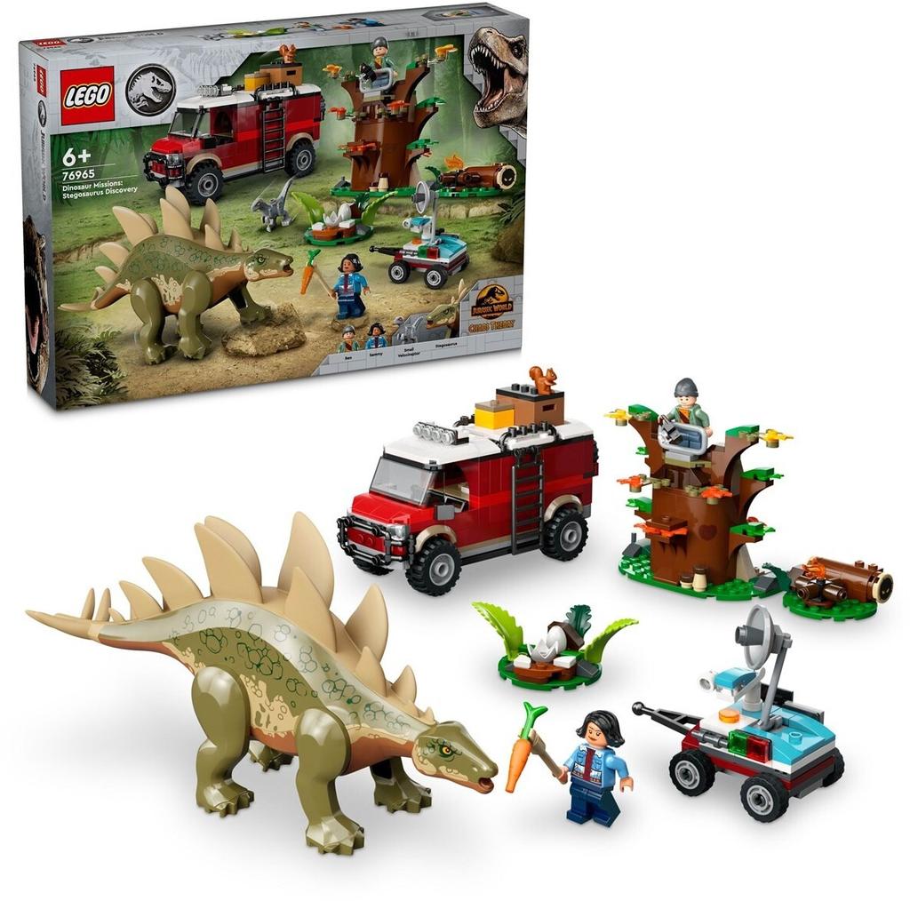 LEGO Jurassic World Constructor – Dinosaur Missions: Discovery of the Stegosaurus (76965)