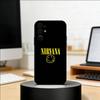 Nirvana Rock Band Phone Case Black Silicone Soft For Samsung S25,S24,S21,S22,S23,S30,Ultra,S20,Plus,Fe,Lite