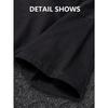 European sizes Men's Russian Cyrillic Text T-Shirt - Black with White Cyrillic Script & Russian Alphabet, Comfort Fit Short Sleeve Shirt