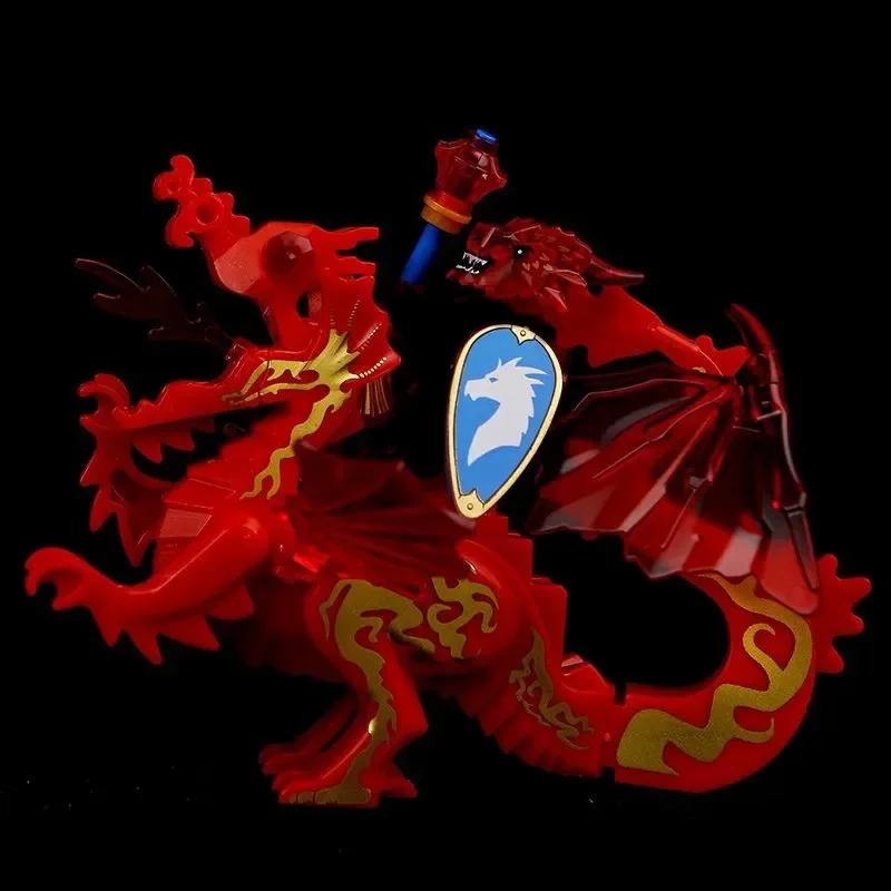 048 047 Undead Dragon Knight Bricks Anime Dragon Knights Building Blocks DIY Action Figure Collection Model Decor Doll Toy Gift