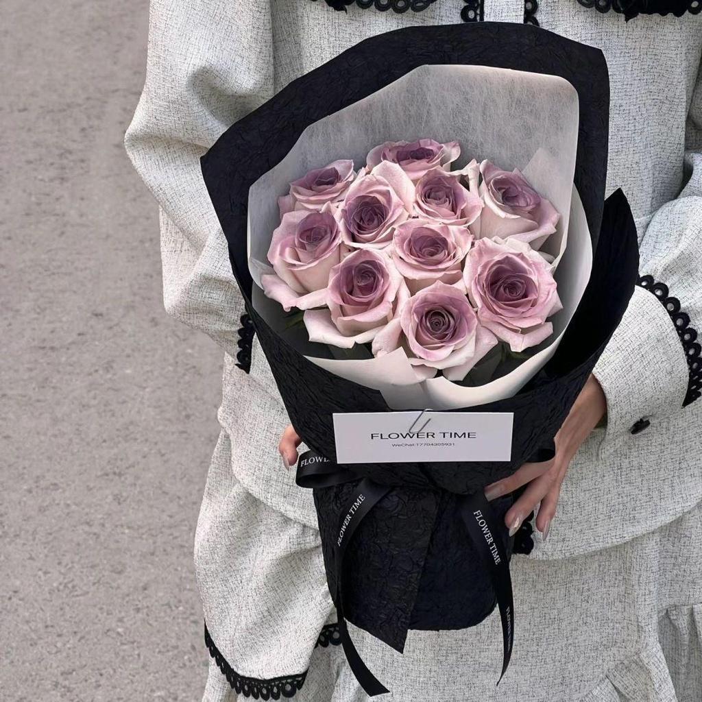 Rauchpflaumen Seifenblumenstrauß: Konserviertes Blumengeschenk für Valentinstag, Qixi oder Geburtstage