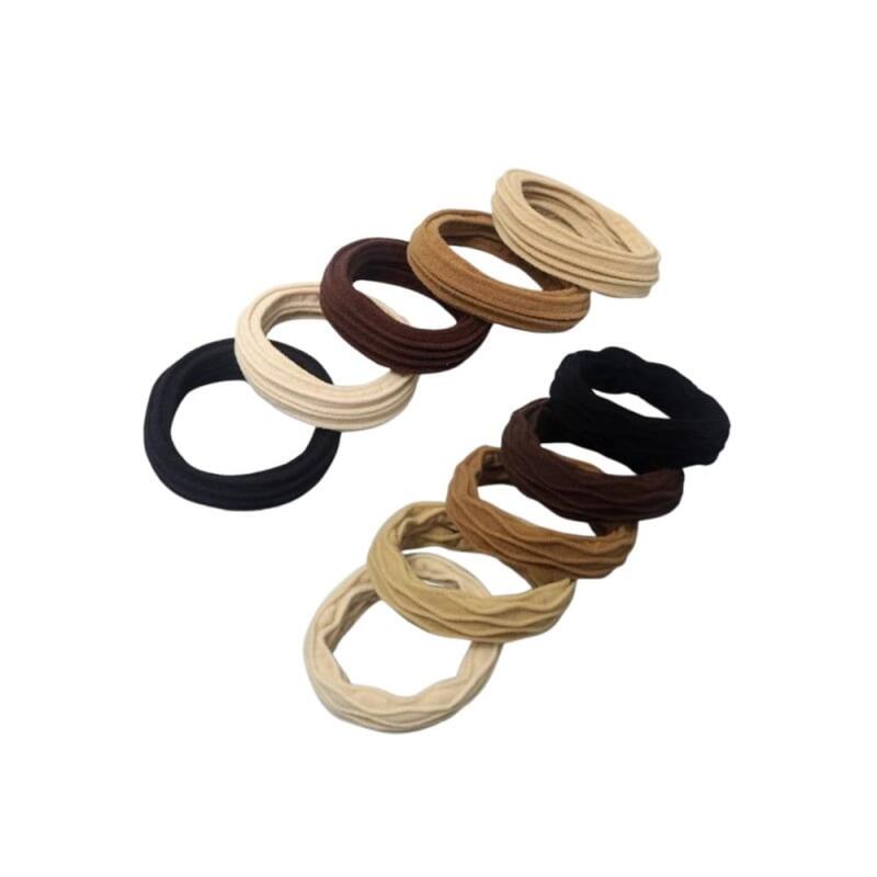 

High-elasticity daily hair band 5-piece set (choose 1 design) Pattern B set