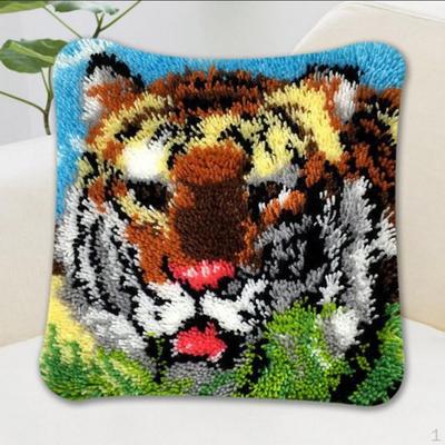 1 Set Latch Hook Kit with Multiple Patterns for Stitch Lovers