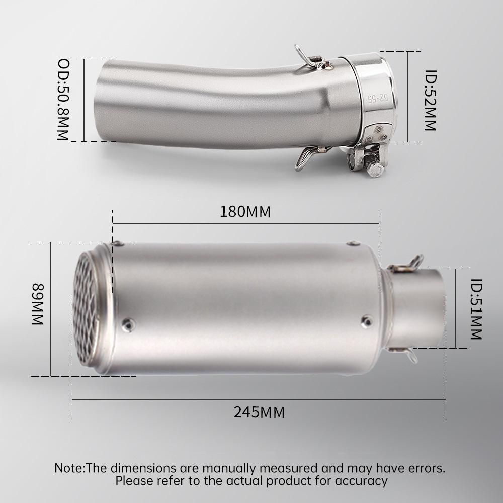 Custom Exhaust Tailpipe for Transalp 750 CB750 Hornet
