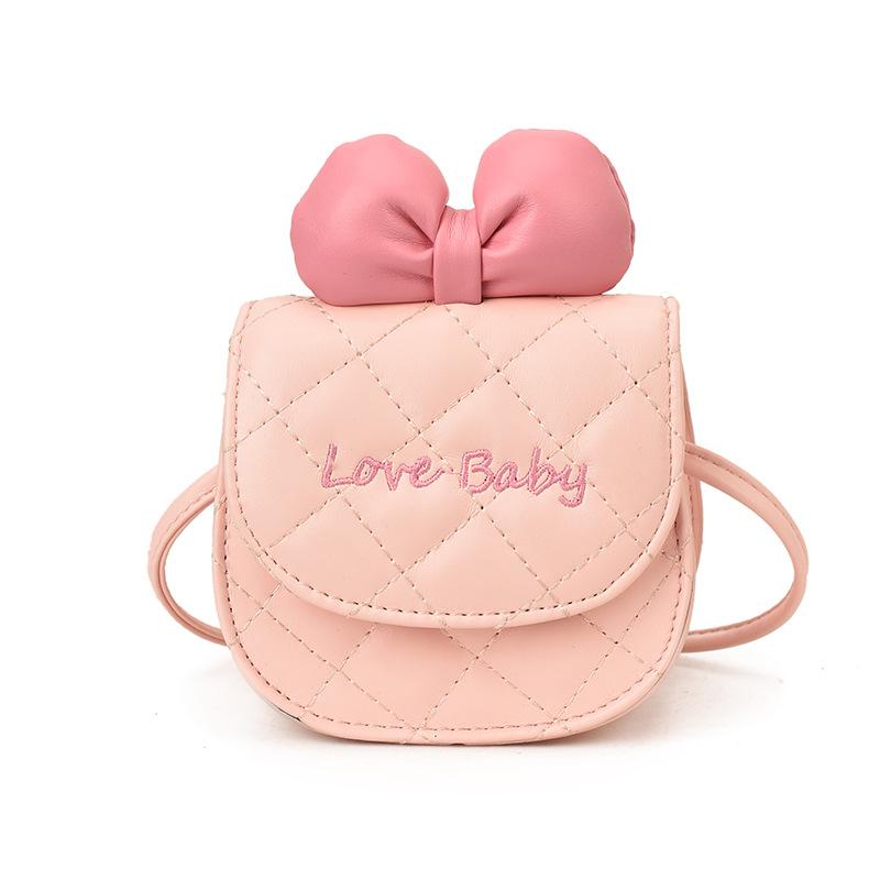 

Милая Маленькая Кошка Бант Мини Сумка Через Плечо для Модной Свинки-Копилки розовый