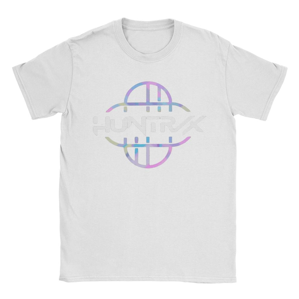 K POP Demon Hunters Logo T-Shirt for Men HUNTRIX Casual Pure Cotton Tees O Neck Short Sleeve T Shirts Adult Clothing
