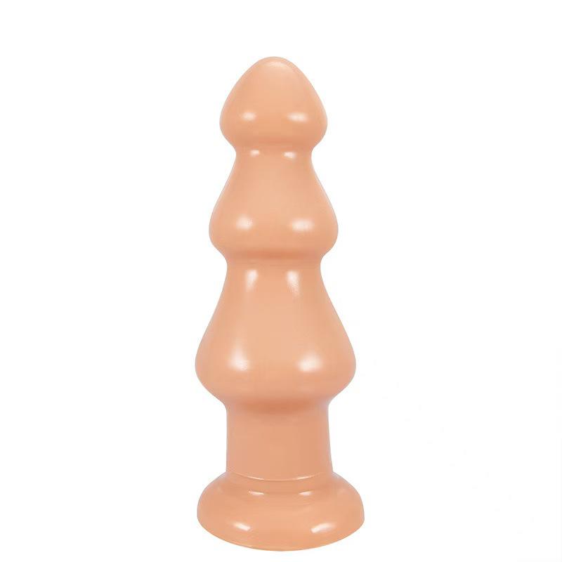 Extra Large Beaded Anal Plug with Rolling Jewel - Erotic Massage Toy for Men & Women
