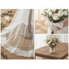 10 Yards Floral Lace Trim 2.36 Inch Wide Gift Wrapping Ribbon New Bridal Lace Ribbon  For Sewing