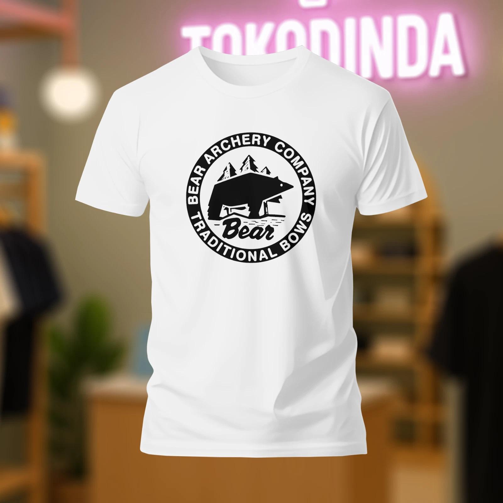 NEW Bear Archery Hunting Bows logo T-Shirt Funny Made In USA S-5XL XXXL