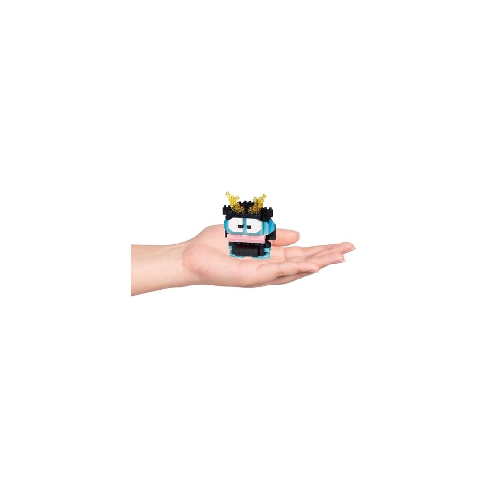 Kawada Nano Block Hangyodon Samurai Building Set 3x10.5x18cm for Ages 12 and Up