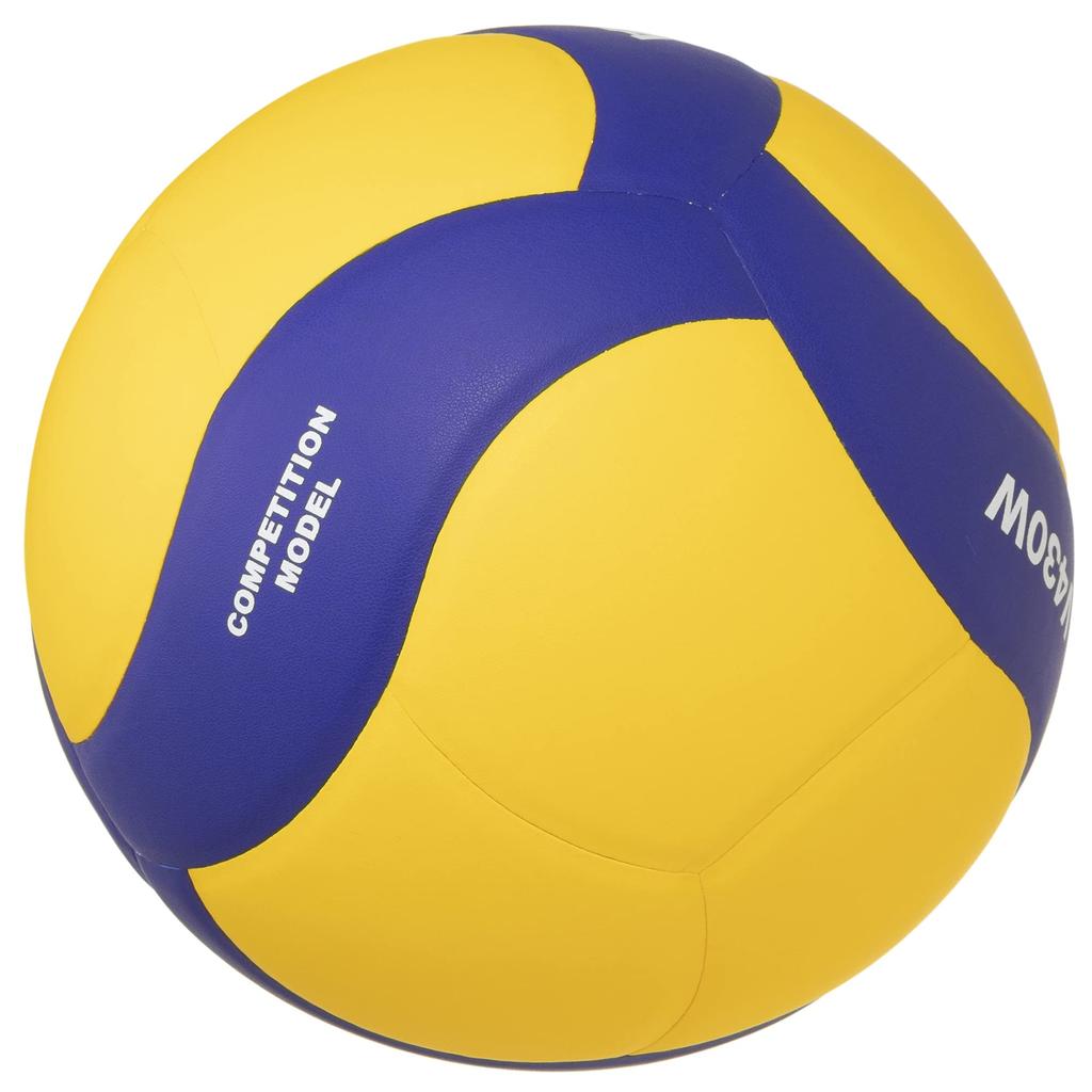 Mikasa Volleyball Practice Ball, Size 4, for Junior High School and Women, Yellow/Blue, V430W, Recommended Internal Pressure 0.3 kgf/cm²