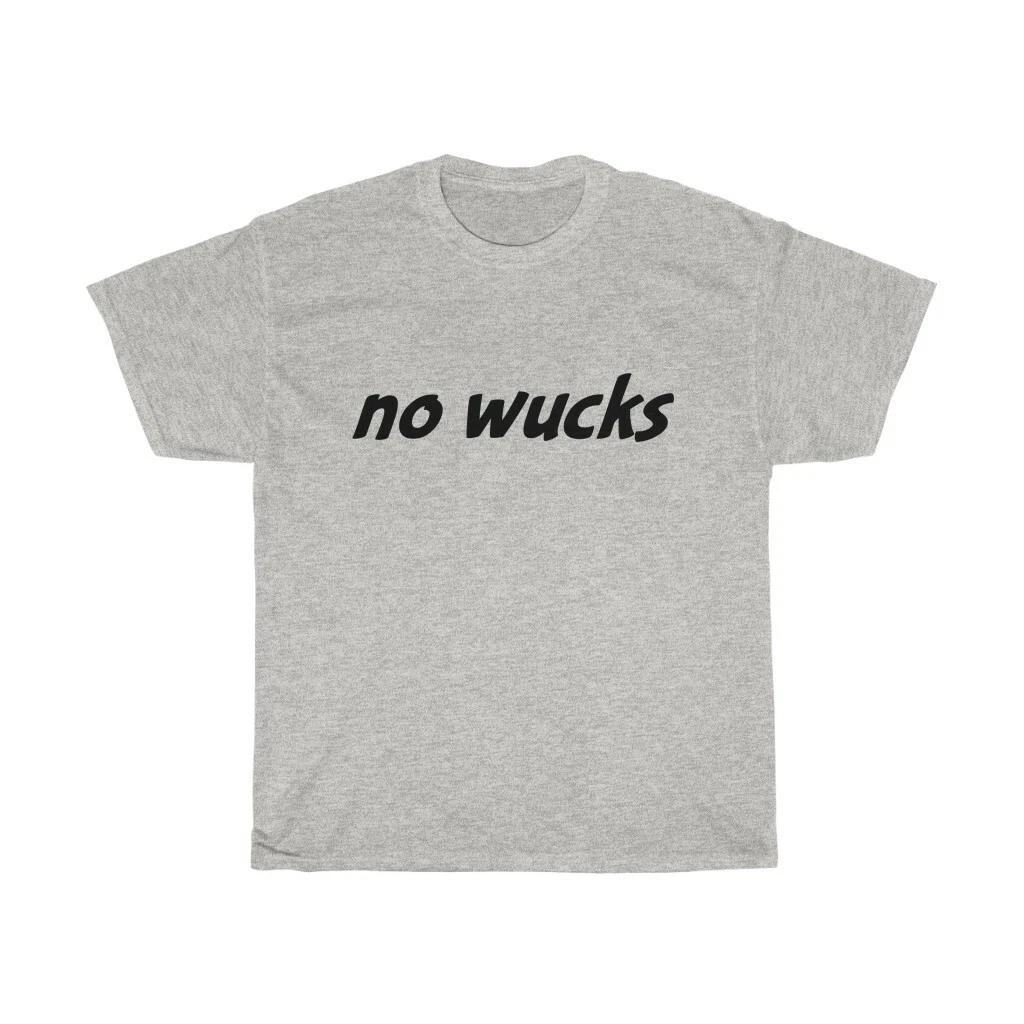 

no wucks, Unisex Heavy Cotton T-shirt, Australian, no f^cking worries M