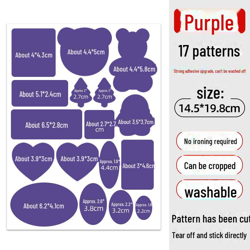 High-End Washable Self-Adhesive Down Jacket Repair Patch