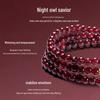Putuo Mountain Garnet & Hetian Jade Bracelet: Luxurious, Simple, Versatile Gift