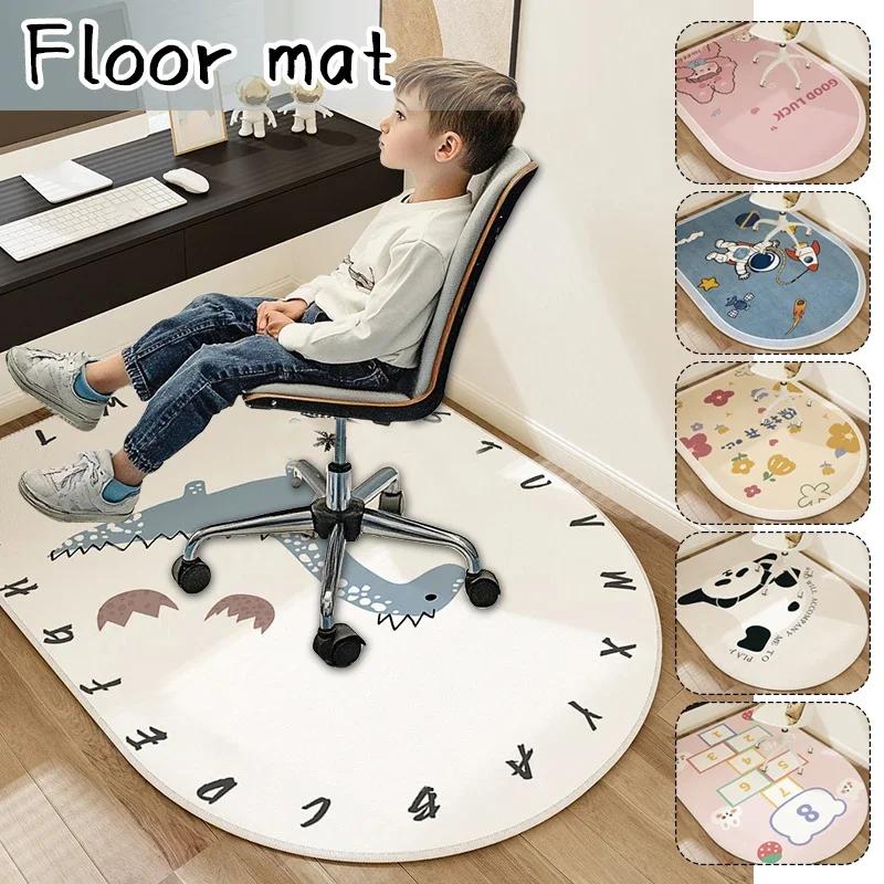 E-sports Swivel Chair Carpet 5Size Kids Study Room Computer Chair Mat Living Room Table Study Computer Desk Foot Mat