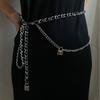 Metal Waist Chain - Stylish & Sophisticated Women's Belt, Perfect for Accentuating Your Waist and Complementing Any Outfit, Especially Coats