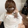 Women Hairpin Fashion Frosted Jelly Color Hair Clip Ins Temperament Hairpin Matte Translucent Ponytail Hair Accessories