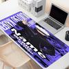 Custom Name Personalized Jujutsu Kaisen Pattern Mousepad, Laptop PC Desk Mat, Decorative Desk Mat for Home Keyboard Pad Gift