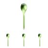 Snow Peak Titanium Spork, Green, SCT-004GR (x 4)