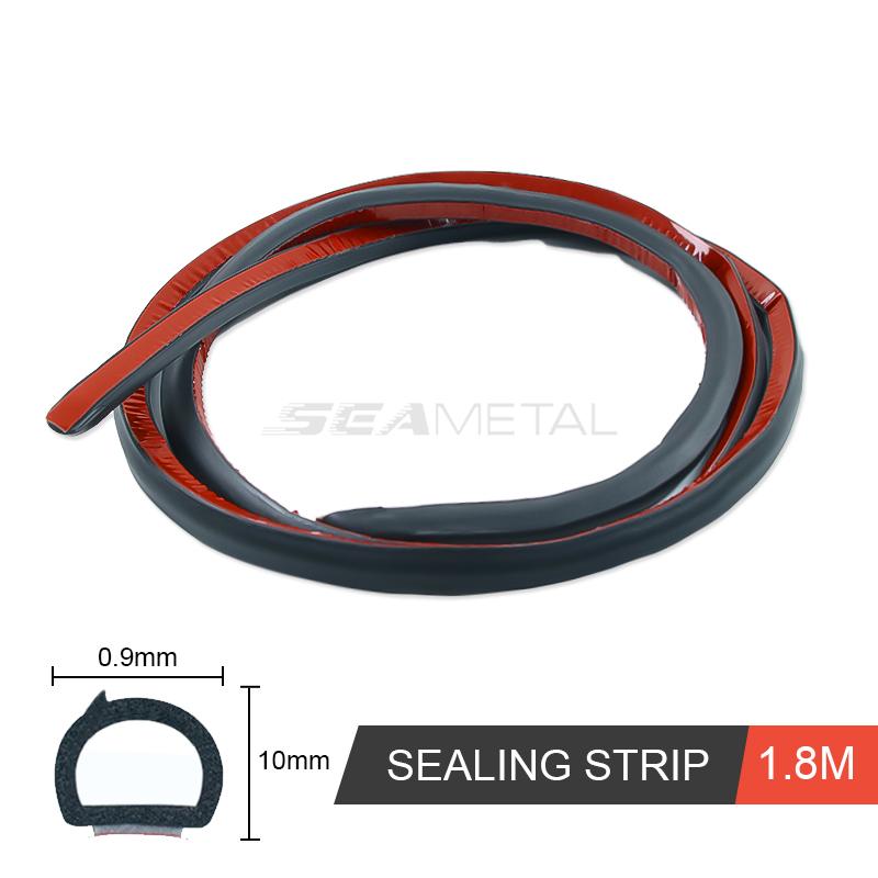 SEAMETAL Rubber Car Door Edge Seal Strip B Pillar Weatherstrip Windproof Soundproof Auto Door Protector Sealing Strips