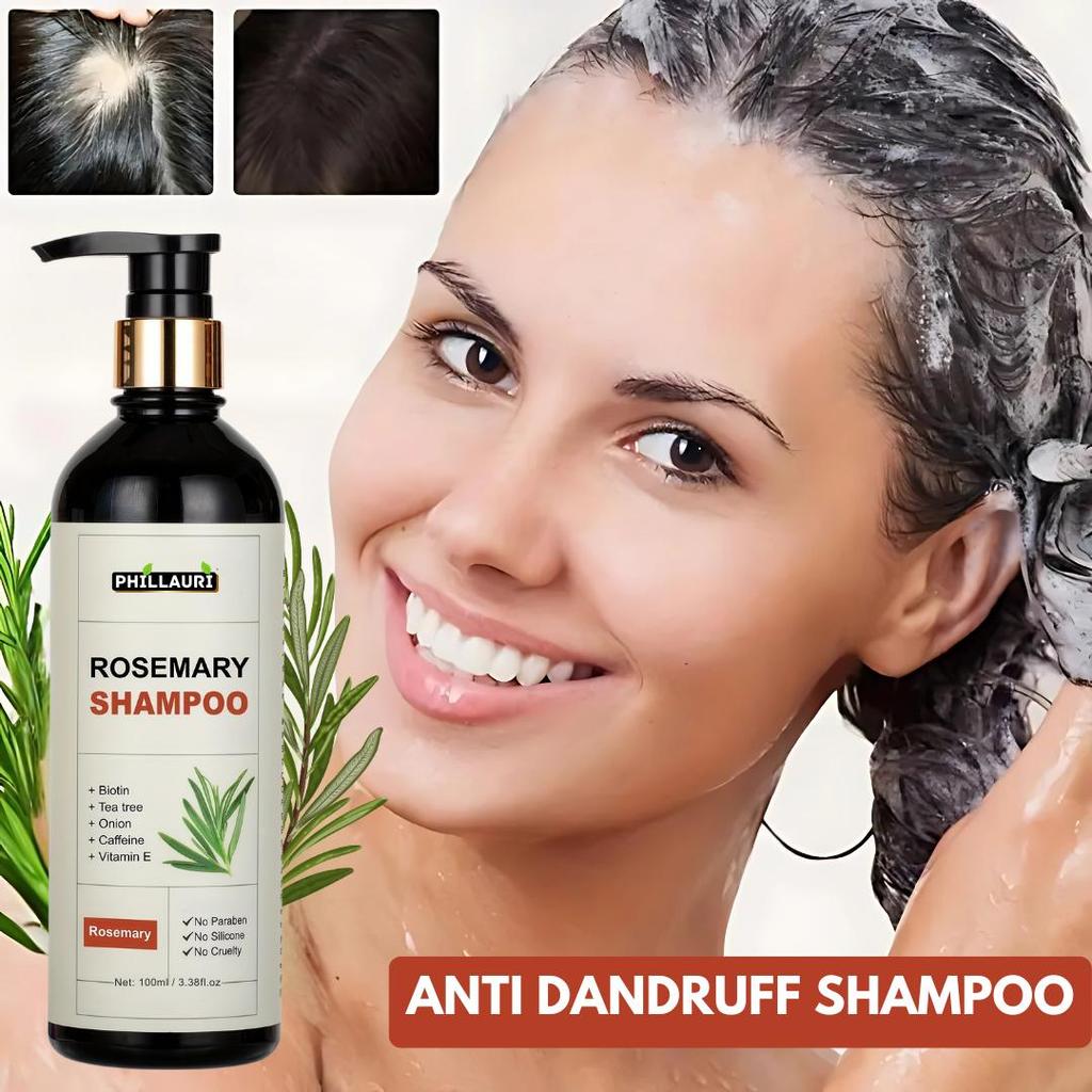 Rosemary Deep Hydrating Shampoo - Repairs, Strengthens All Hair Types 3.38 Fl oz