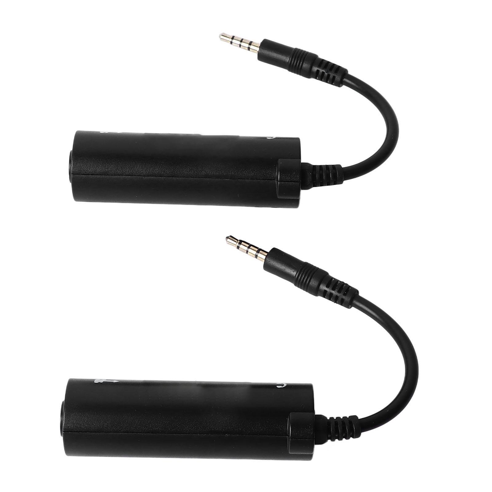 

2PCS Set Guitar Cable Converter ABS Portable Reverse Polarity Converter Cable for Performance