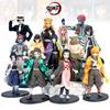 Anime Demon Slayer Kimetsu No Yaiba Figure Kamado Tanjirou Action Figure Agatsuma Zenitsu Nezuko Warrior PVC Model Toys