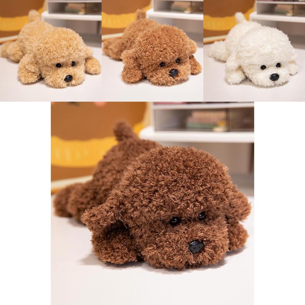 Teddy Dog Plush Stuffed Animal With Magnetic Paws Cuddly Sleep Companion For Girls Kids Bedroom Decor