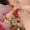 Women New Retro Chinese Style Buckle Fashion Earrings Temperament Long Palace Style Earrings Gift Jewelry