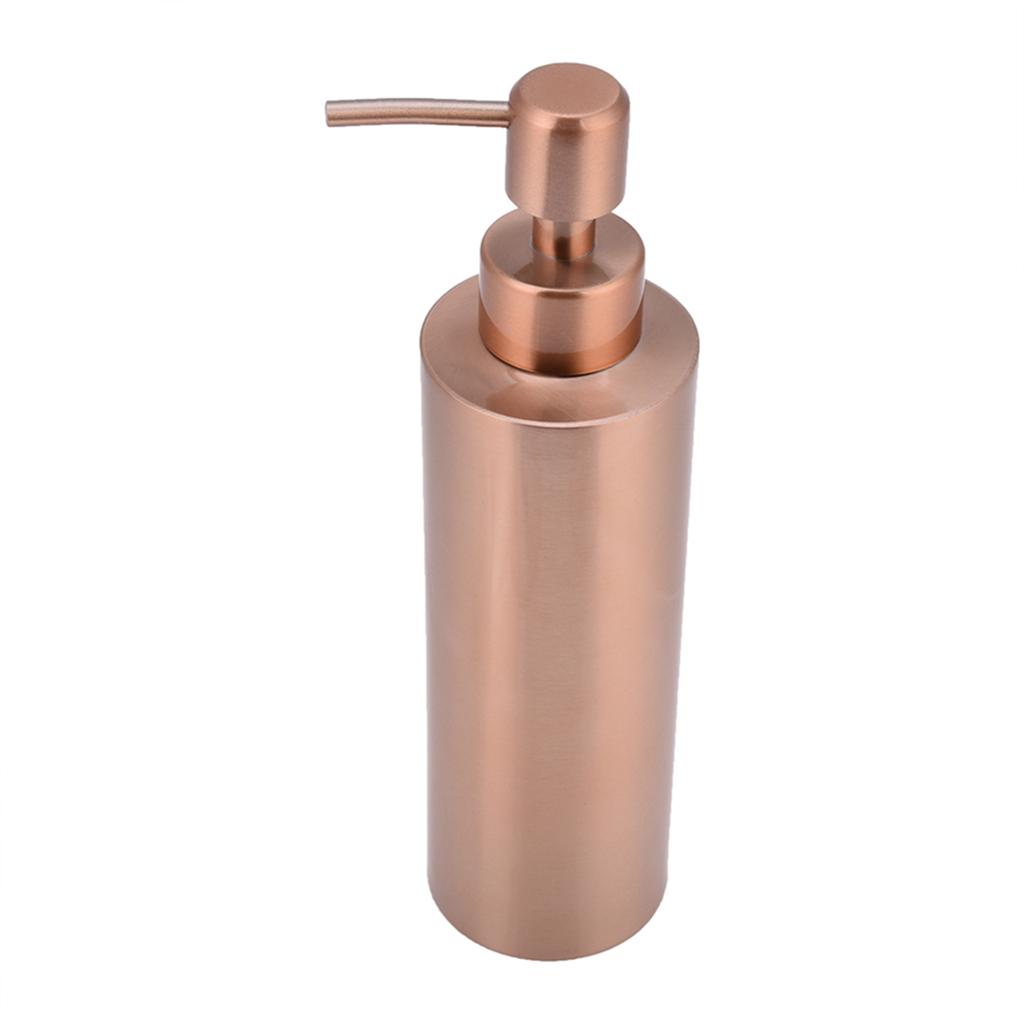 Stainless Steel Kitchen Bathroom Countertop Hand Pump Liquid Soap Dispenser Lotion Bottle 350ML